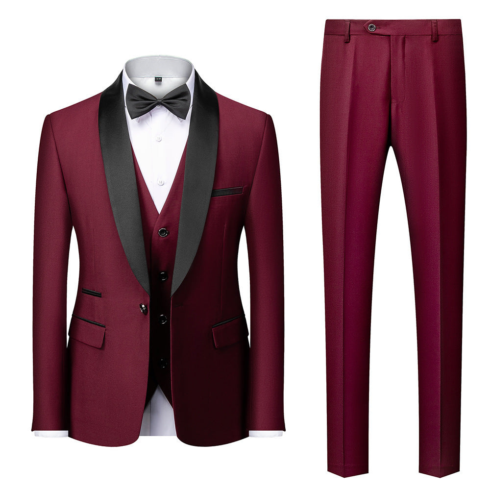 Business Casual Suits Men's Wedding Groom Dresses Pavilion Slim Fit - Evans creations LLC