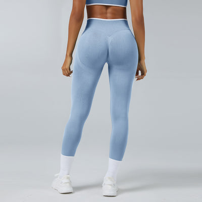 Seamless Knitted Tight High Waist Quick-drying Sports Yoga Pants - Evans creations LLC