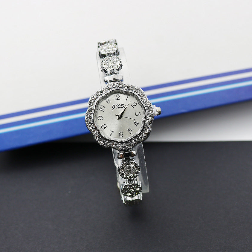 Special Interest Light Luxury Temperament And Fully-jewelled Square Fashion Watch - Evans creations LLC