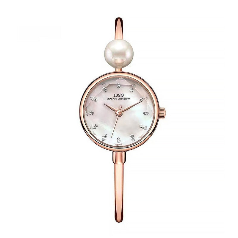 Women's Bracelet Watch Shell Surface Pearl - Evans creations LLC