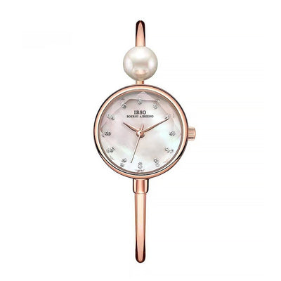 Women's Bracelet Watch Shell Surface Pearl - Evans creations LLC
