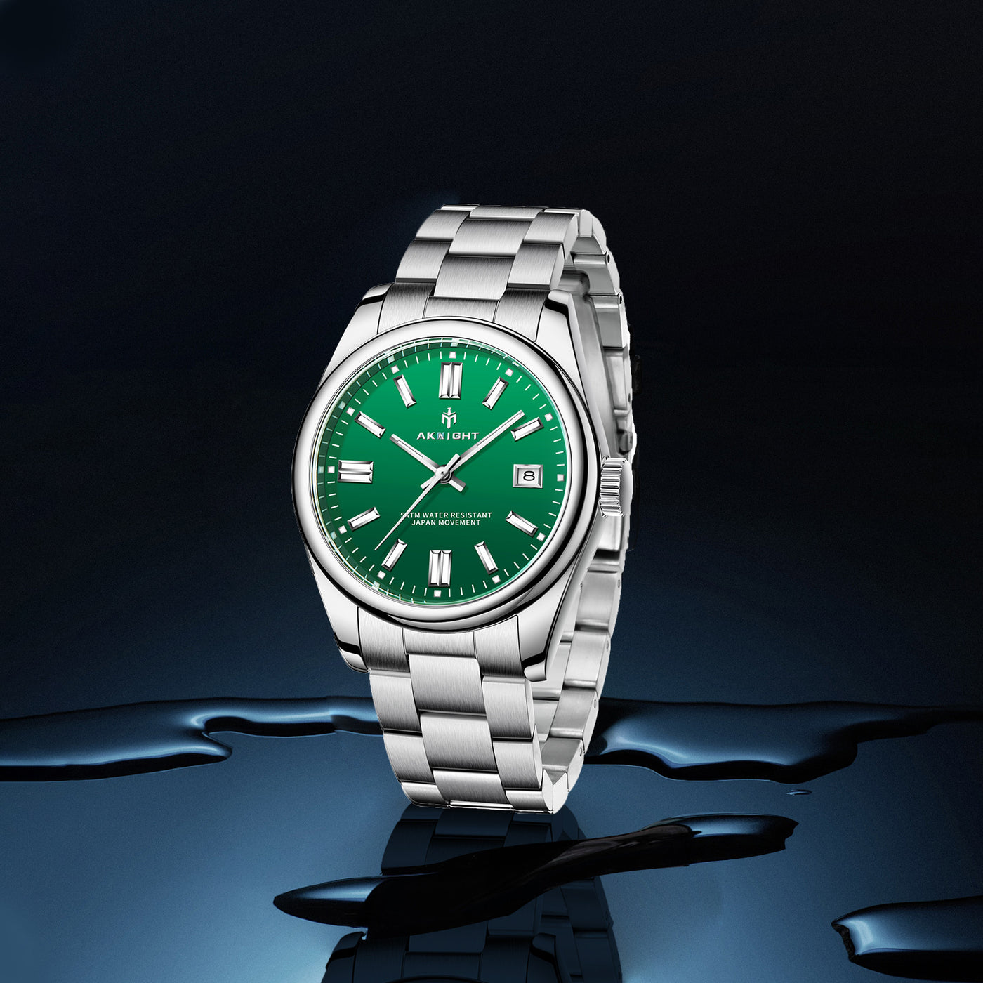 Men Watch Waterproof Stainless Steel Watch For Men Analog Chronograph Fashion Watch, Easy Read Men Dress Watch Luminous Watch Elegant Gift - Evans creations LLC