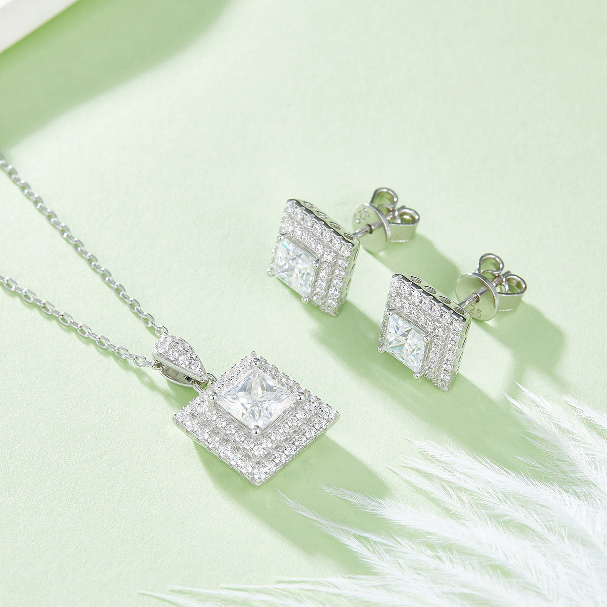 Luxury S925 Sterling Silver Jewelry Suit - Evans creations LLC
