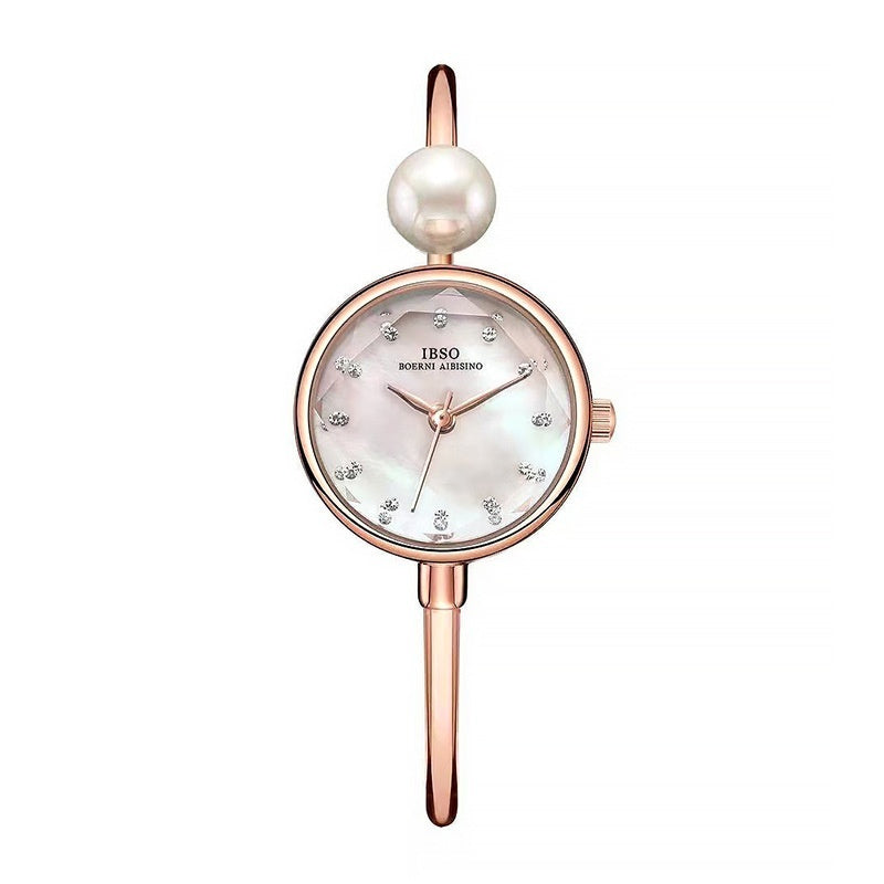 Women's Bracelet Watch Shell Surface Pearl - Evans creations LLC