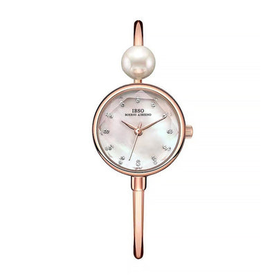 Women's Bracelet Watch Shell Surface Pearl - Evans creations LLC
