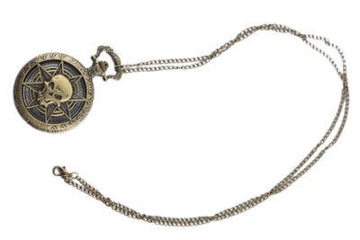 Vintage Necklace Quartz Pocket Watch for Men and Women Chain Watch - Evans creations LLC