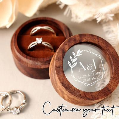 Wedding Season Ring Proposal Ceremony Box - Evans creations LLC