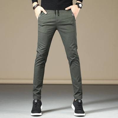 Casual pants men trendy wild youth casual pants - Evans creations LLC