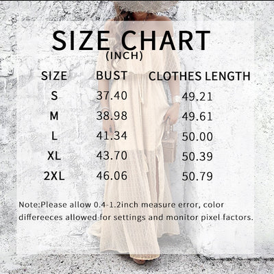 Womens Off The Shoulder Ruffle Party Dresses Side Split Beach Maxi Dress - Evans creations LLC