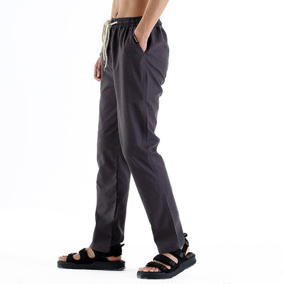 Fashion Casual Cotton And Linen Baggy Pants Men - Evans creations LLC