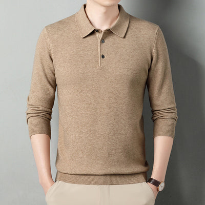 Winter Wool Lapel Long Sleeve Men - Evans creations LLC