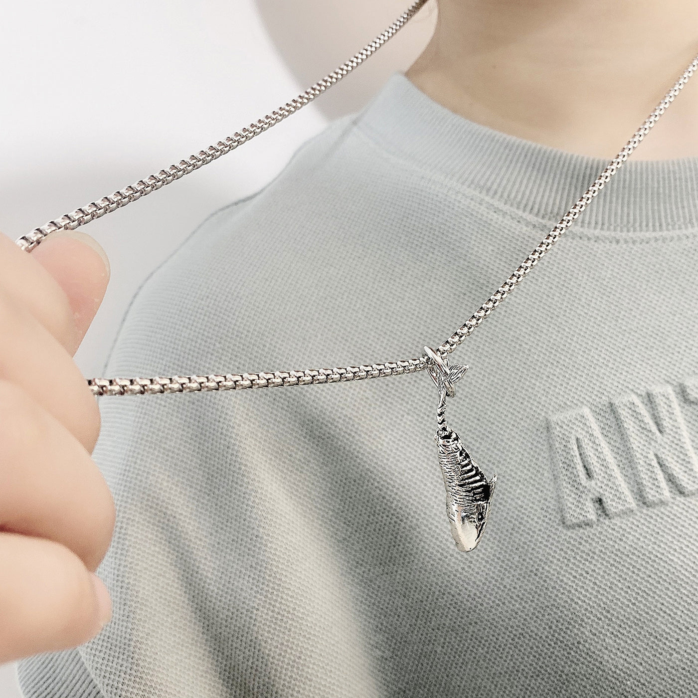 Whale Necklace Men And Women Hipster Ins Pendant Hip-Hop Personality - Evans creations LLC