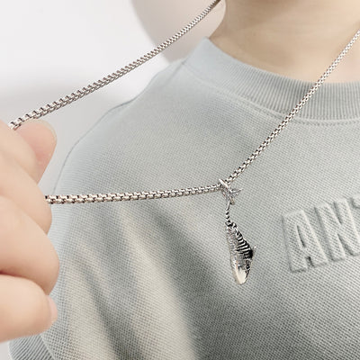 Whale Necklace Men And Women Hipster Ins Pendant Hip-Hop Personality - Evans creations LLC