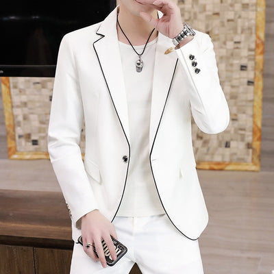 Men's Suits, Slim Korean Style Small Suits - Evans creations LLC
