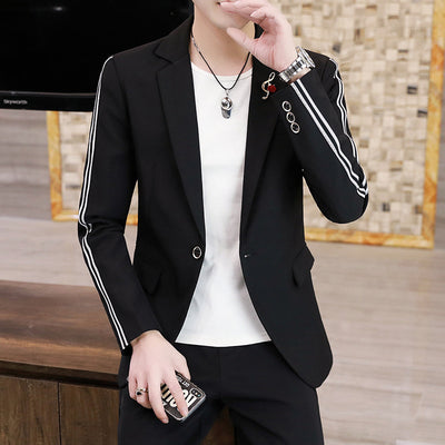 Men's Suits, Slim Korean Style Small Suits - Evans creations LLC