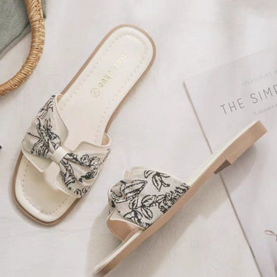 Women's French-style Sandals With Skirt - Evans creations LLC