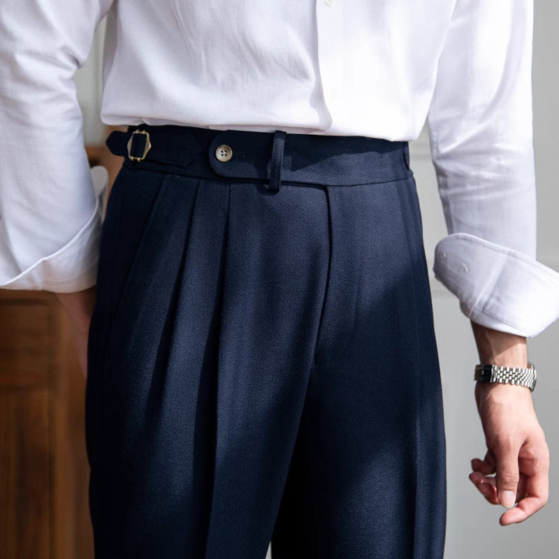 British Men Business Casual Pants - Evans creations LLC