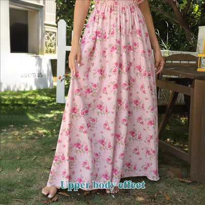 Women's Fashion Simple Printed Dresses - Evans creations LLC