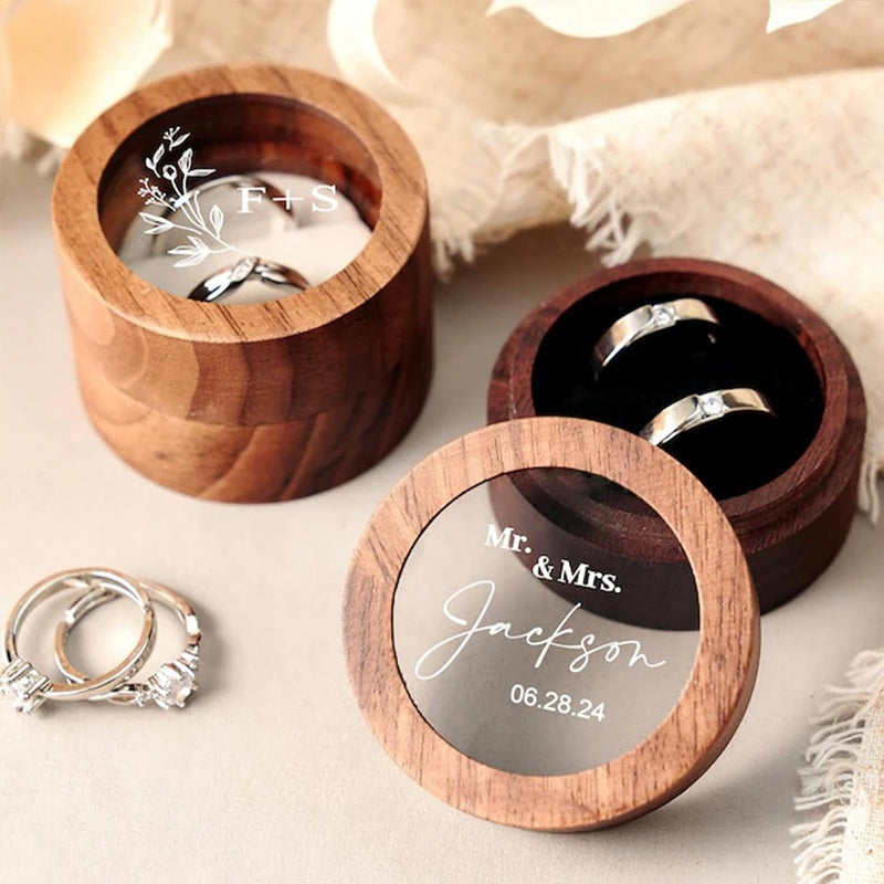 Wedding Season Ring Proposal Ceremony Box - Evans creations LLC