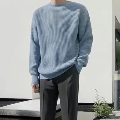 Loose Casual Retro Trendy Underwear Crew Neck Sweater - Evans creations LLC