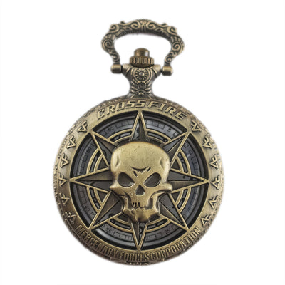 Vintage Necklace Quartz Pocket Watch for Men and Women Chain Watch - Evans creations LLC