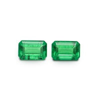 Emerald Green Treasure Shaped Colored Gems - Evans creations LLC