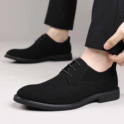 Fashion British Suede Leather Work Shoes Men - Evans creations LLC