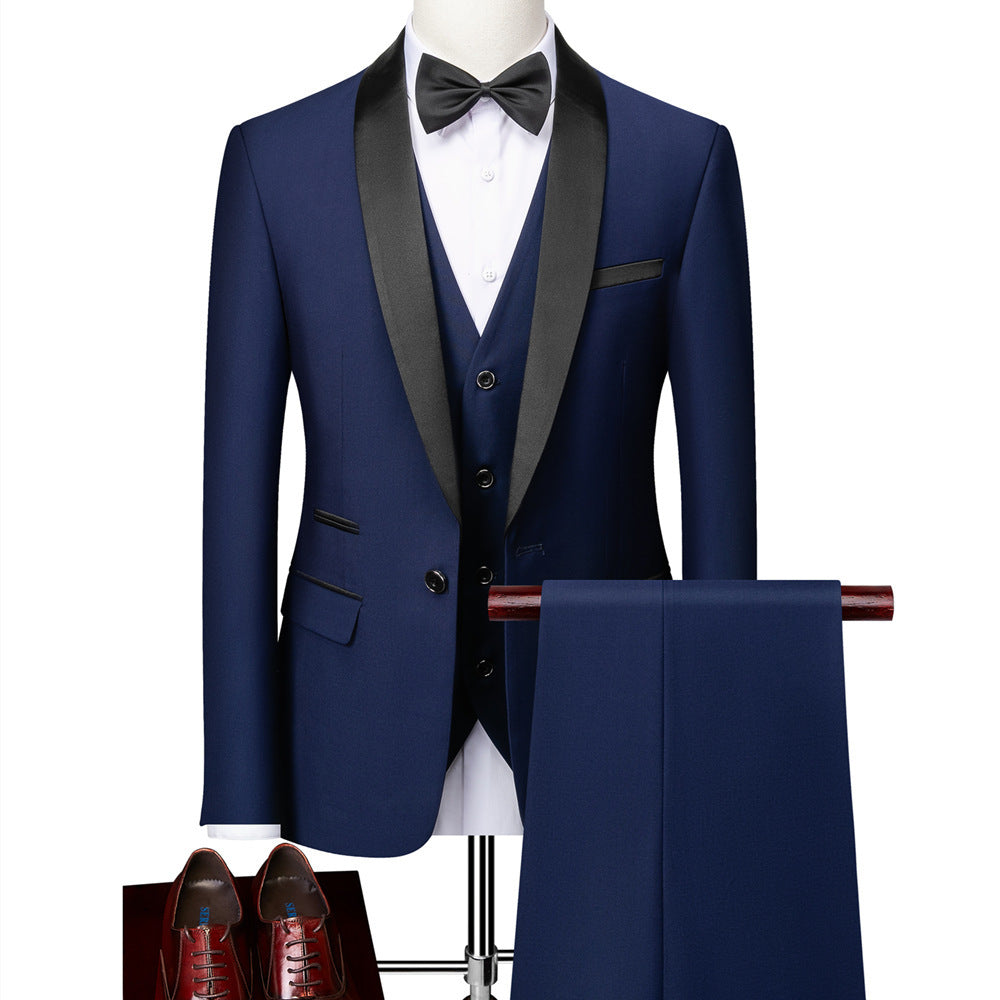 Business Casual Suits Men's Wedding Groom Dresses Pavilion Slim Fit - Evans creations LLC