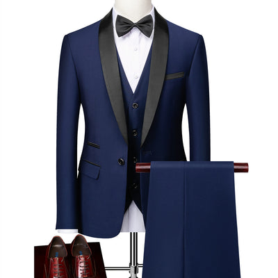 Business Casual Suits Men's Wedding Groom Dresses Pavilion Slim Fit - Evans creations LLC