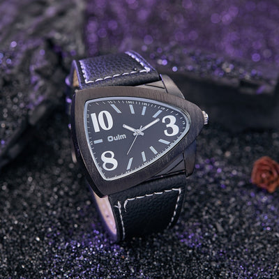 Men's Casual Triangle Belt Quartz Watch - Evans creations LLC