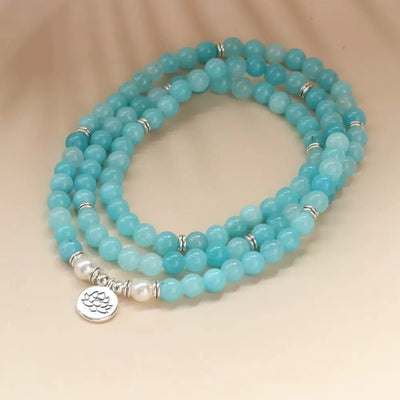 108 Beads Lotus Multi-ring Bracelet - Evans creations LLC