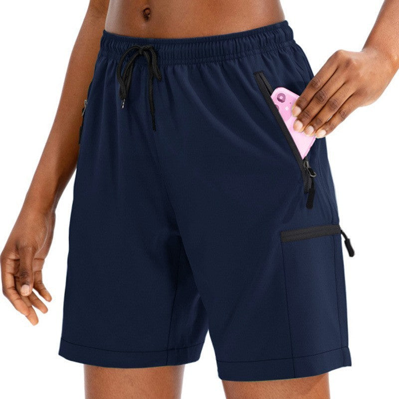 Outdoor Leisure Loose Track Pants Running Fitness Workout Stretch Quick-drying Shorts For Women - Evans creations LLC