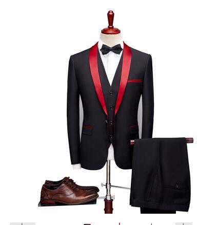 Mens Suits 3Pcs Formal Casual Slim High Quality Stylish Sets - Evans creations LLC