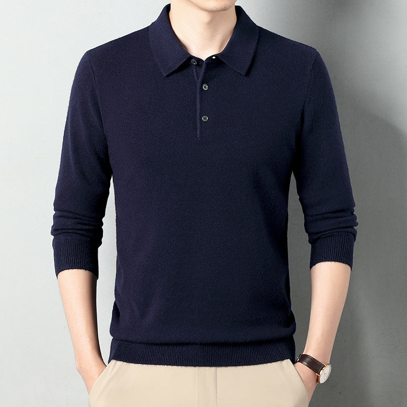 Winter Wool Lapel Long Sleeve Men - Evans creations LLC
