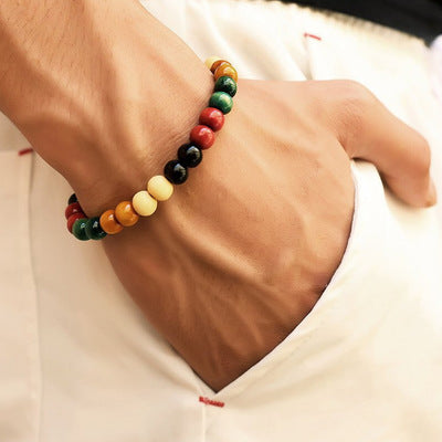 Bracelet Men Women Fashion Jewelry Healing Balance Energy Beads charm bracelets& bangles - Evans creations LLC