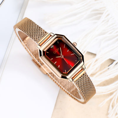Simple All-match Casual Watch Women's Square Retro - Evans creations LLC