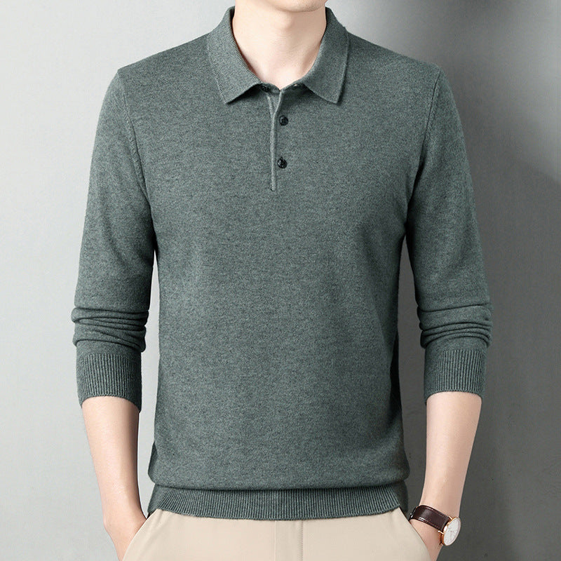 Winter Wool Lapel Long Sleeve Men - Evans creations LLC