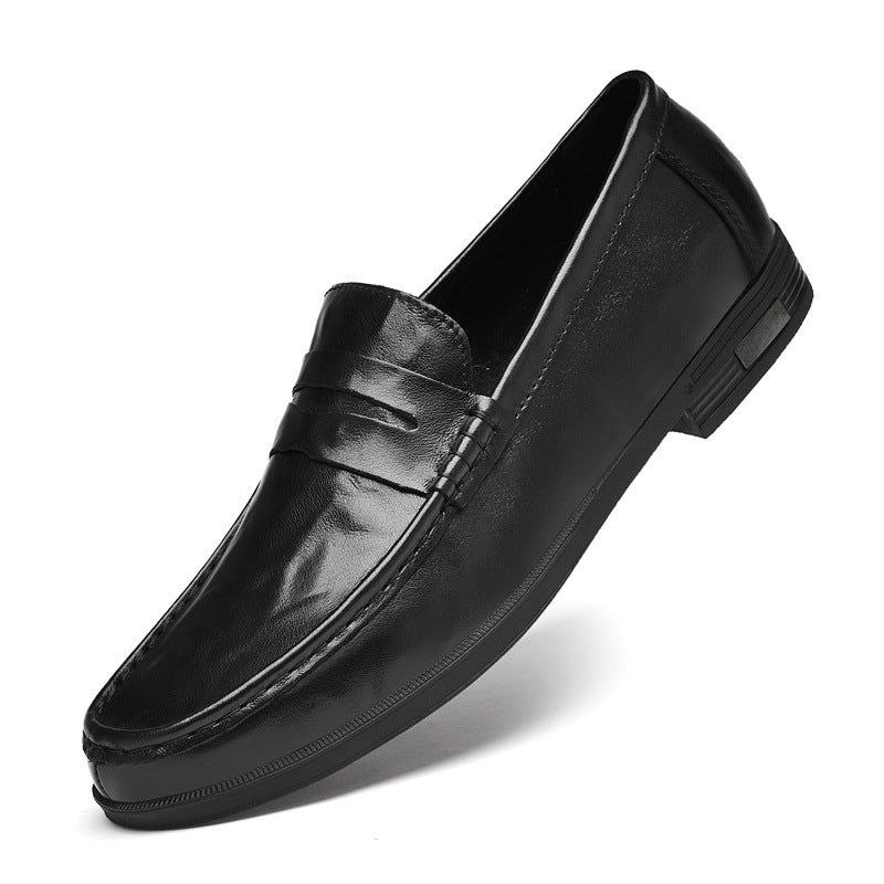 New British Breathable Casual Leather Shoes Men - Evans creations LLC