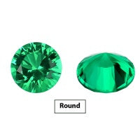 Emerald Green Treasure Shaped Colored Gems - Evans creations LLC