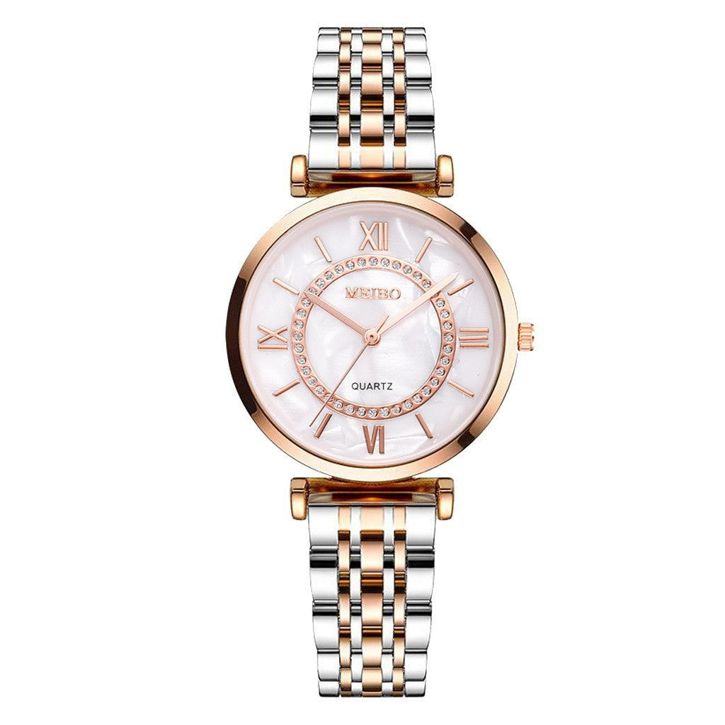 Stylish Graceful Simple Gold Quartz Watch - Evans creations LLC