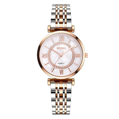 Stylish Graceful Simple Gold Quartz Watch - Evans creations LLC