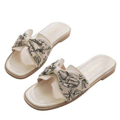Women's French-style Sandals With Skirt - Evans creations LLC
