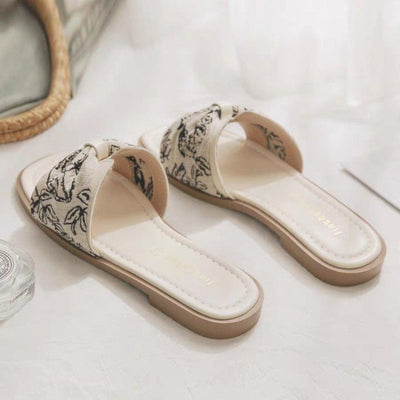 Women's French-style Sandals With Skirt - Evans creations LLC