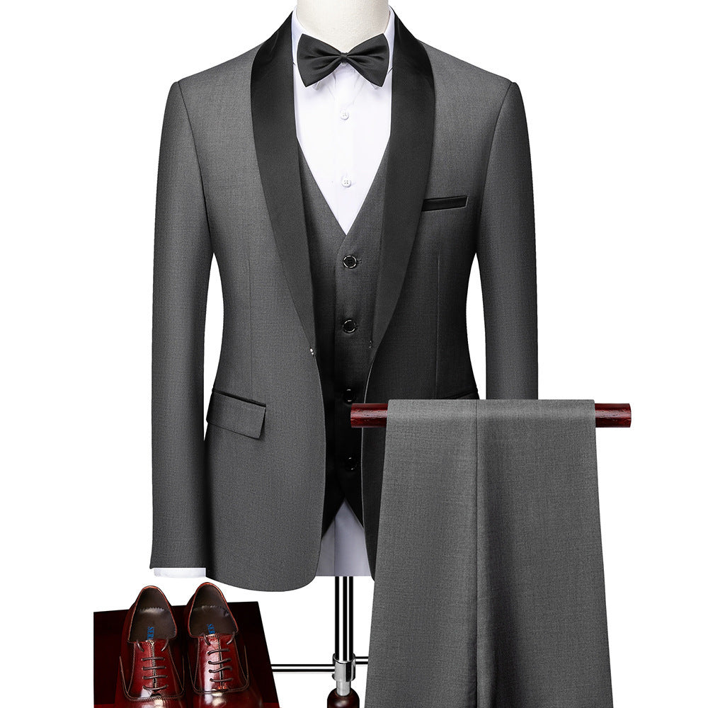 Business Casual Suits Men's Wedding Groom Dresses Pavilion Slim Fit - Evans creations LLC