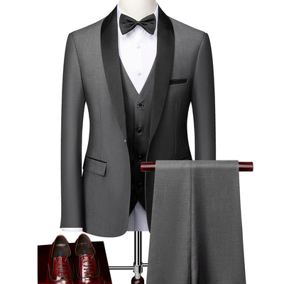 Business Casual Suits Men's Wedding Groom Dresses Pavilion Slim Fit - Evans creations LLC