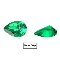 Emerald Green Treasure Shaped Colored Gems - Evans creations LLC