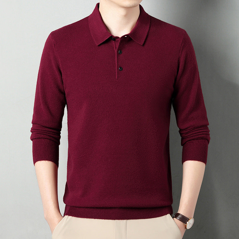 Winter Wool Lapel Long Sleeve Men - Evans creations LLC
