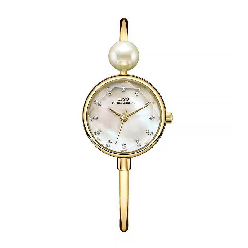 Women's Bracelet Watch Shell Surface Pearl - Evans creations LLC