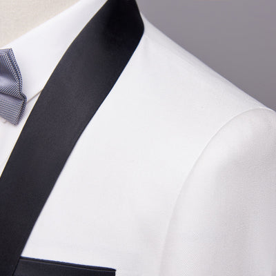 Men 3 Pieces Suit Set Men Wedding Suits Groom Tuxedos - Evans creations LLC