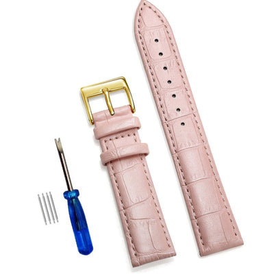 Comfortable Cowhide Genuine Leather Watch Strap - Evans creations LLC